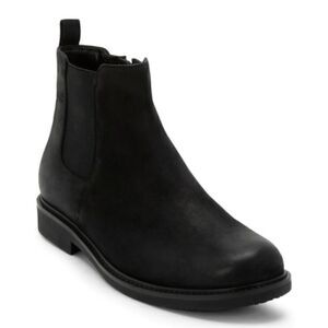 Blondo Waterproof Grant Black Nubuck Leather Chelsea Zip Ankle Boots Booties‎ 8